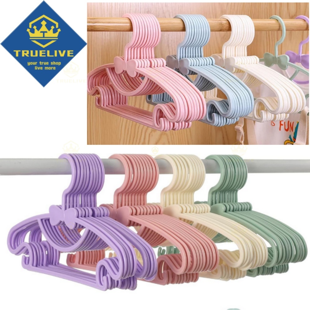 Baby Clothing Hangers - 30/20/10/5/1PC Baby Clothes Racks Plastic Towel
