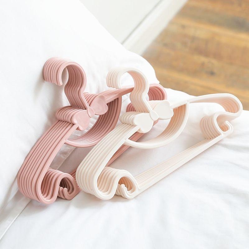 Baby Clothing Hangers - 10pcs Baby Clothes Racks Portable Plastic