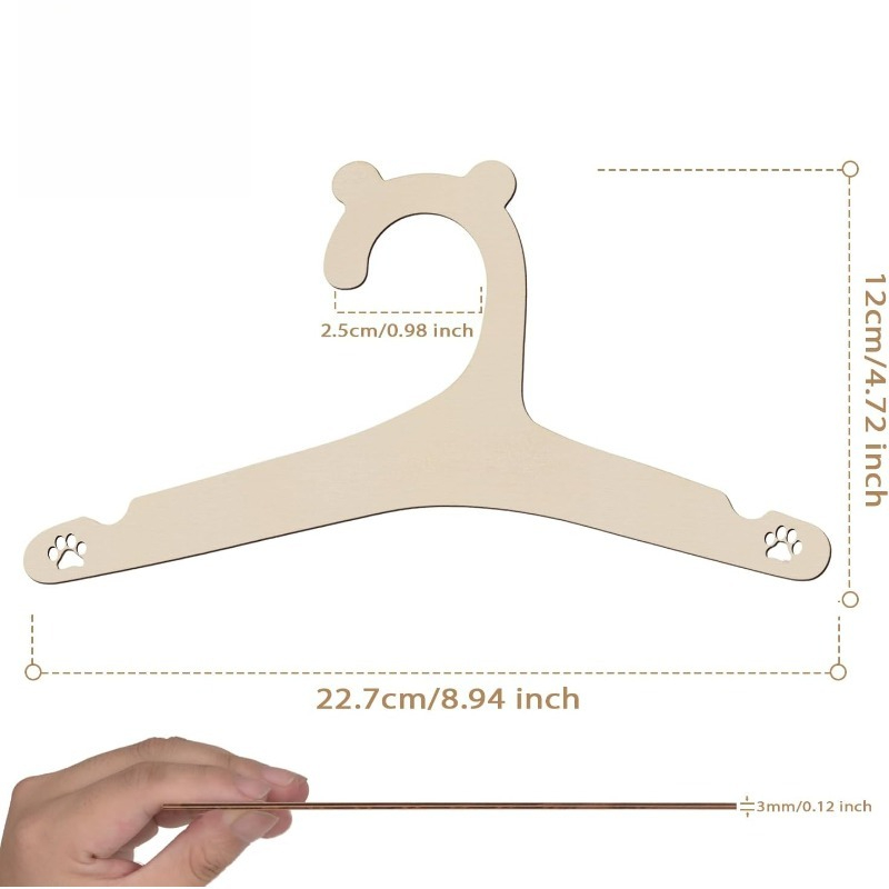 Baby Clothes Rack Cute Bear Wo - Baby Clothing Hangers recension och pris