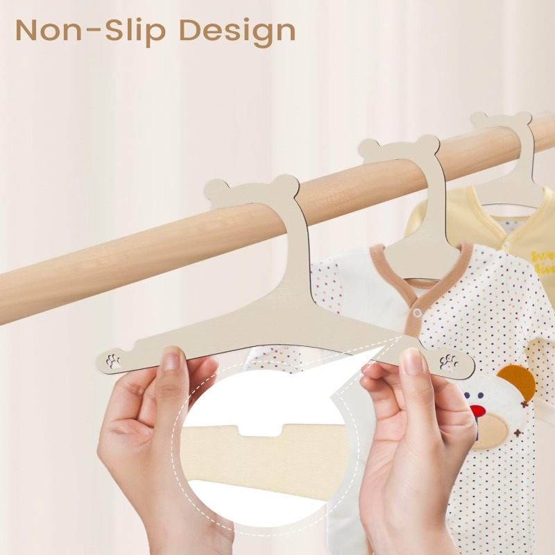 Baby Clothes Rack Cute Bear Wo - Baby Clothing Hangers recension och pris