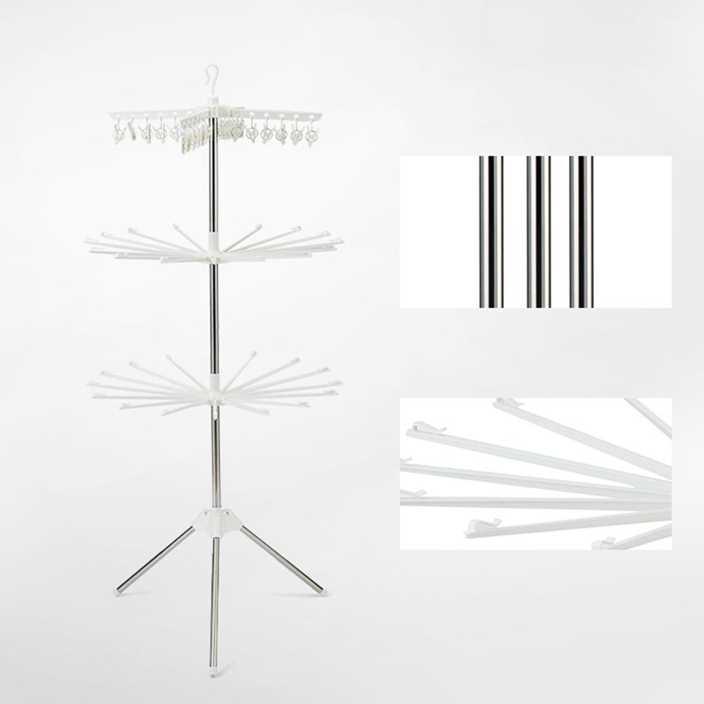 3 Tiers Foldable Drying Rack S - Baby Clothing Hangers recension och pris
