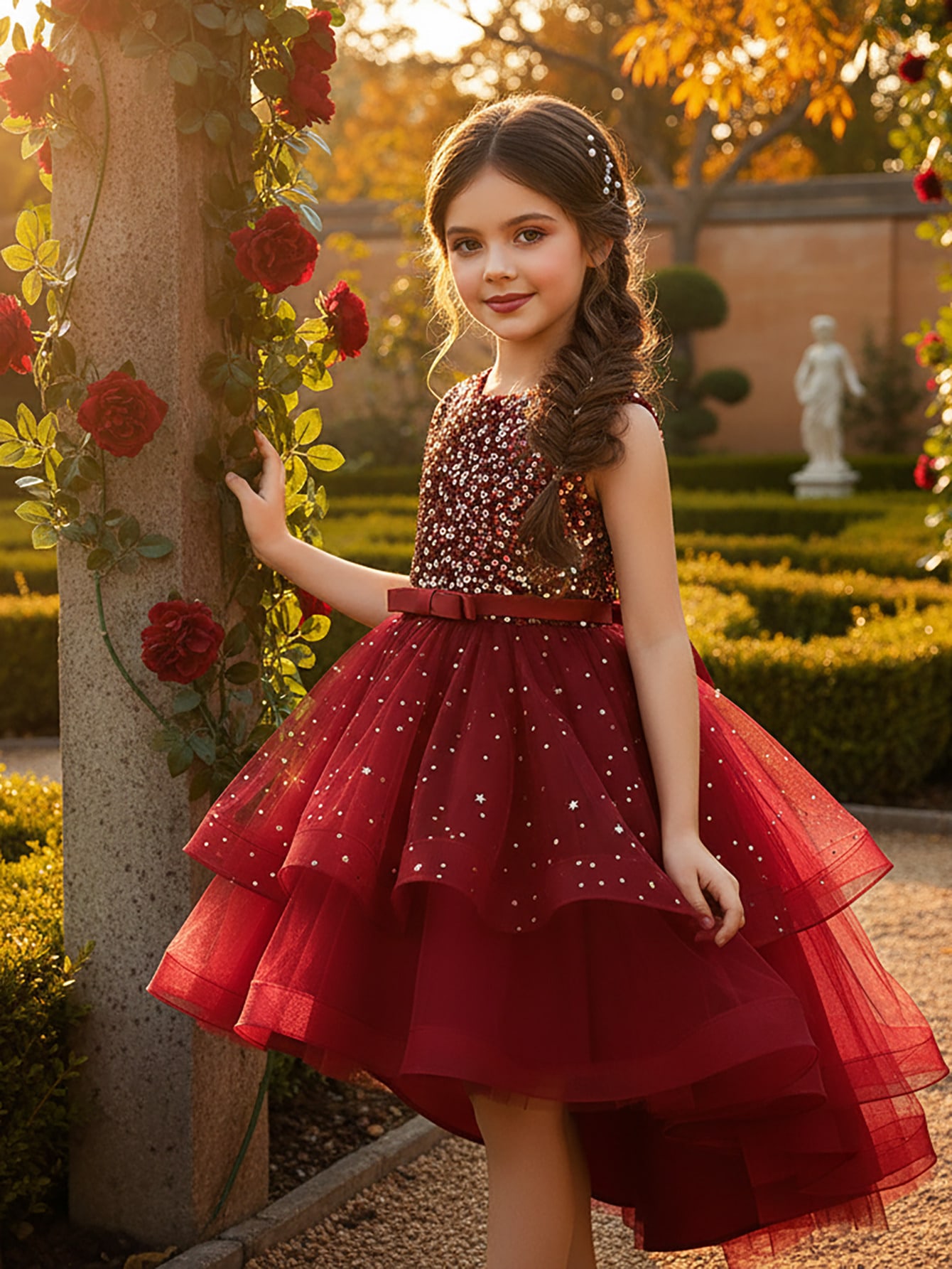 Baby Girl Princess Floral Sequ - Baby Clothing Dresser recension och pris