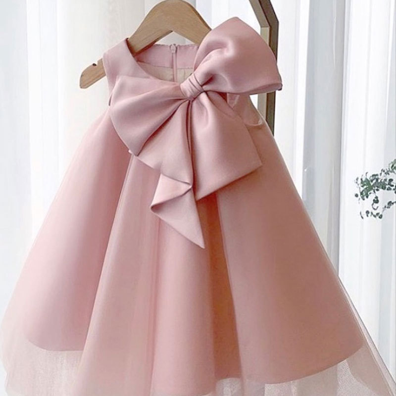Summer Big Bow Baby Girl Dress - Baby Clothing Essentials recension och pris