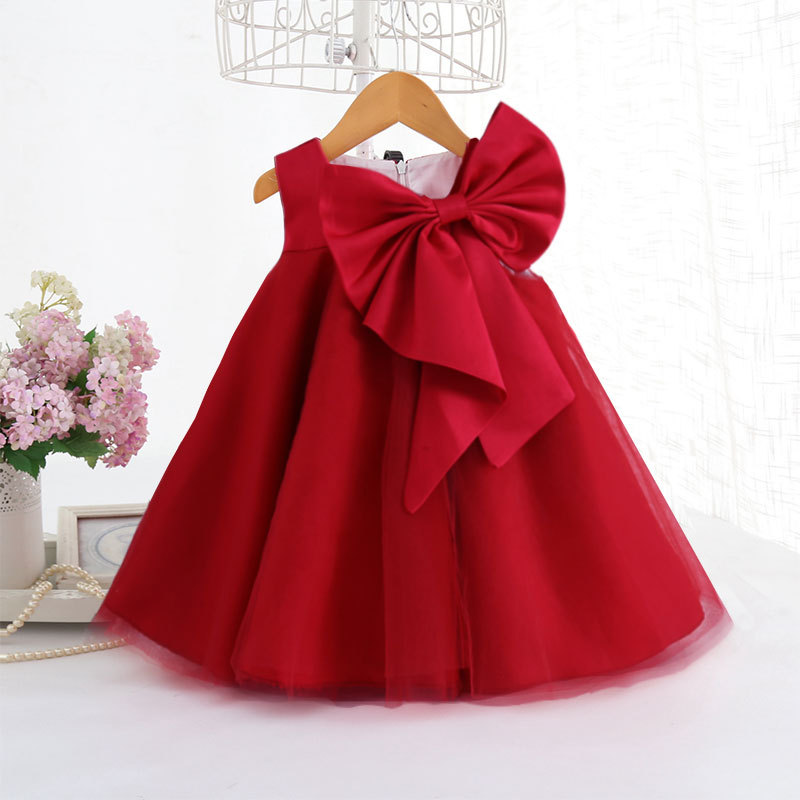 Summer Big Bow Baby Girl Dress - Baby Clothing Essentials recension och pris