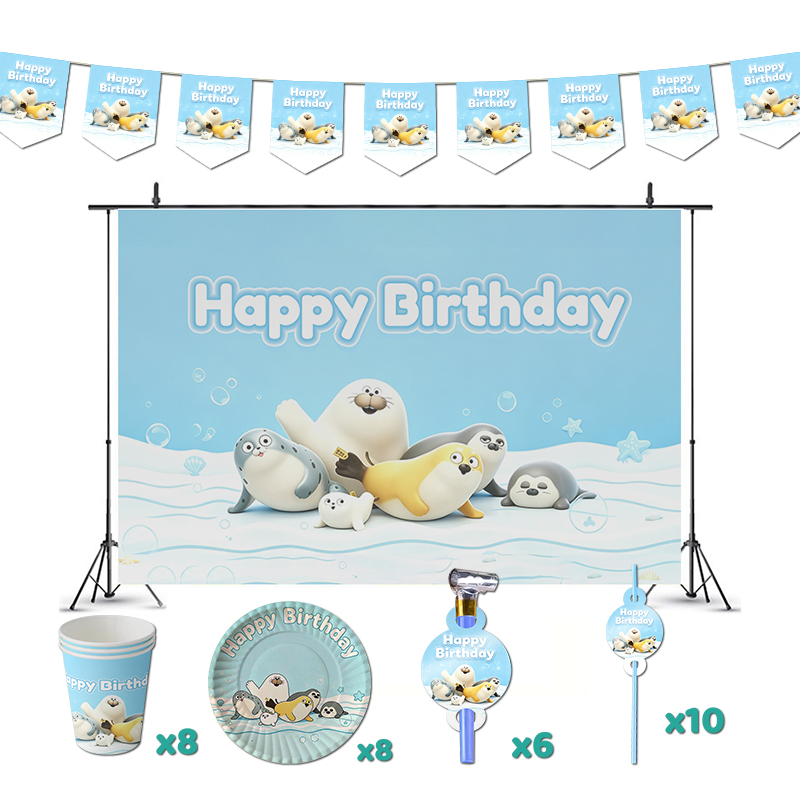 Angry Blob Seal Birthday Party - Baby Clothing Event recension och pris