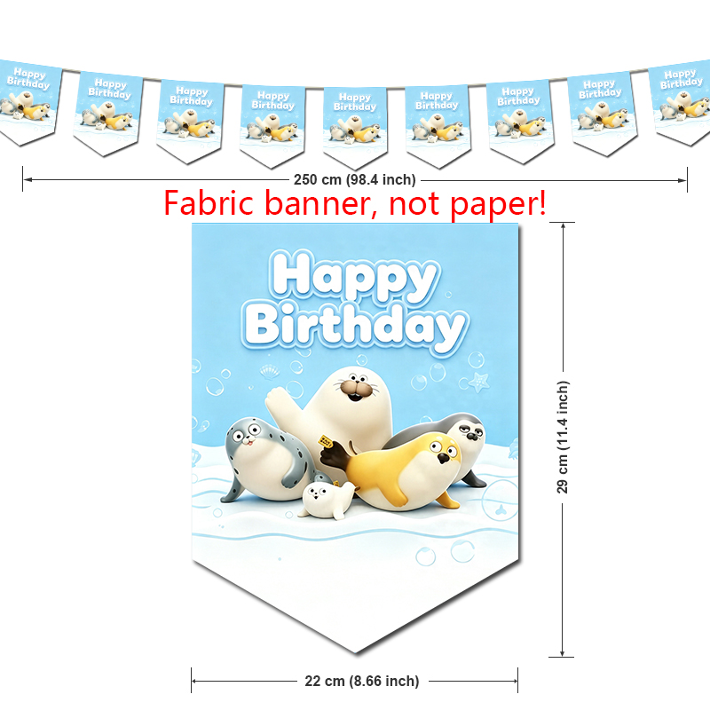 Angry Blob Seal Birthday Party - Baby Clothing Event recension och pris