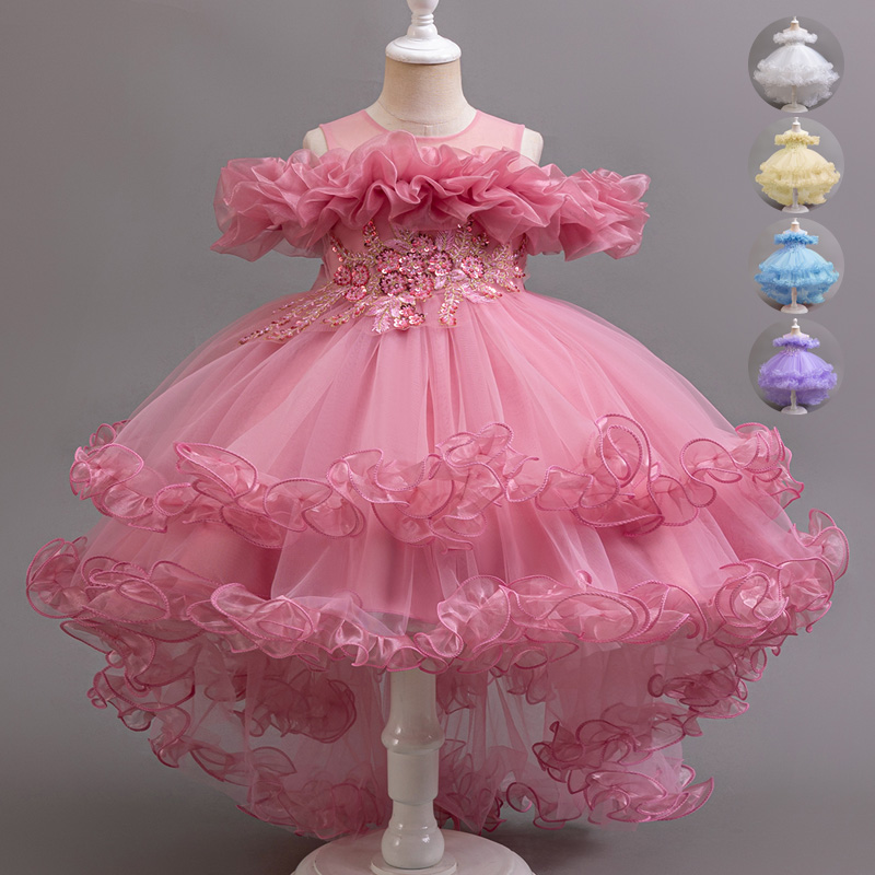 Girl Flower Princess Sequins B - Baby Clothing Dresser recension och pris