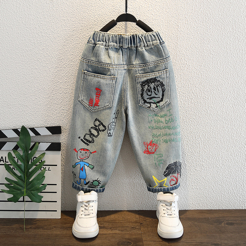 Baby Boy Jeans For Children Ch - Baby Clothing Drawing recension och pris