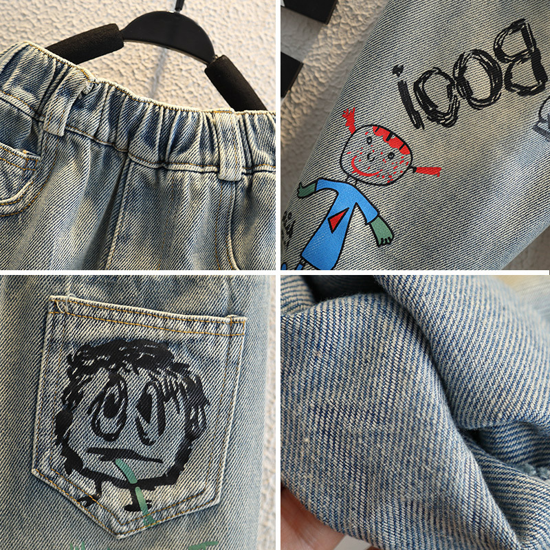 Baby Boy Jeans For Children Ch - Baby Clothing Drawing recension och pris
