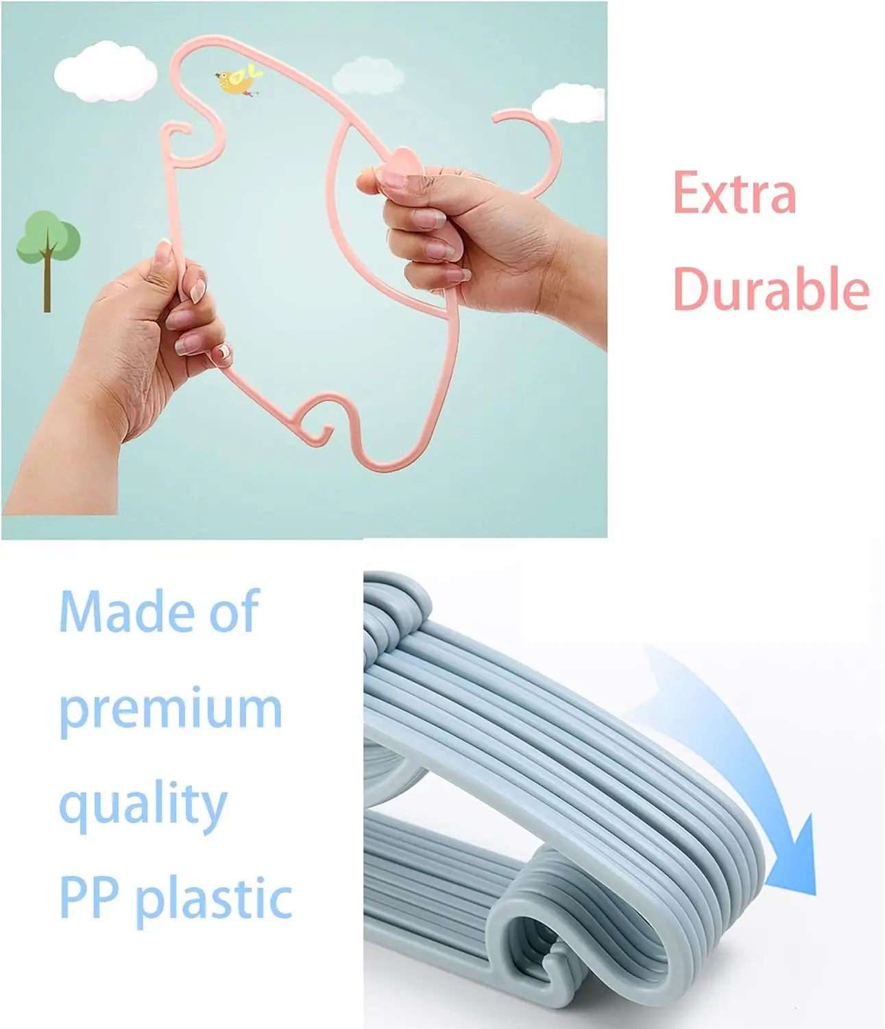 Baby Clothes Racks Plastic Tow - Baby Clothing Hangers recension och pris