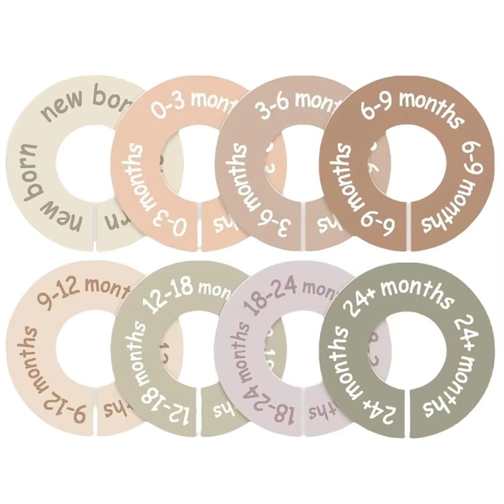 68/9Pcs Organizing Hangers Bab - Baby Clothing Hangers recension och pris
