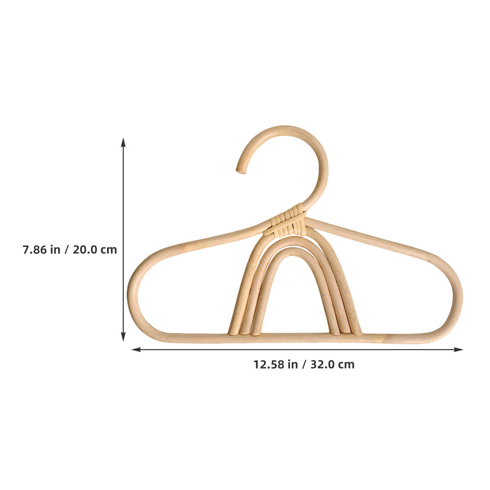 2Pcs Rattan Kids Hanger Eco Fr - Baby Clothing Hangers recension och pris